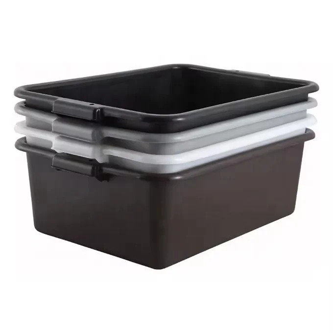 Restaurant Plastic Dish Collect Bin Trash Can Bus Box Tub