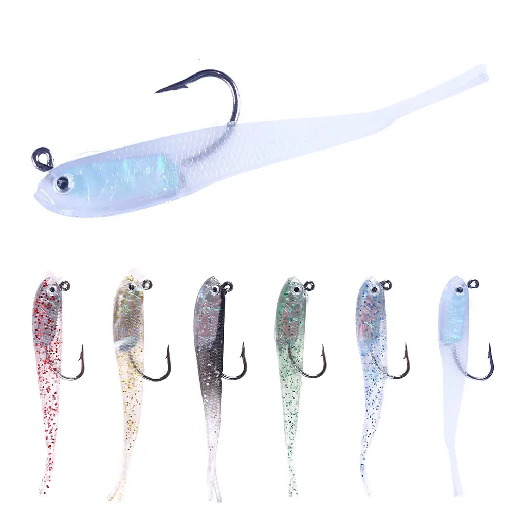High Quality 7cm-5.5g Lead Jig Head Swimbait Artificial Fishing Lure for Carp for River Ocean Boat Lake Fishing