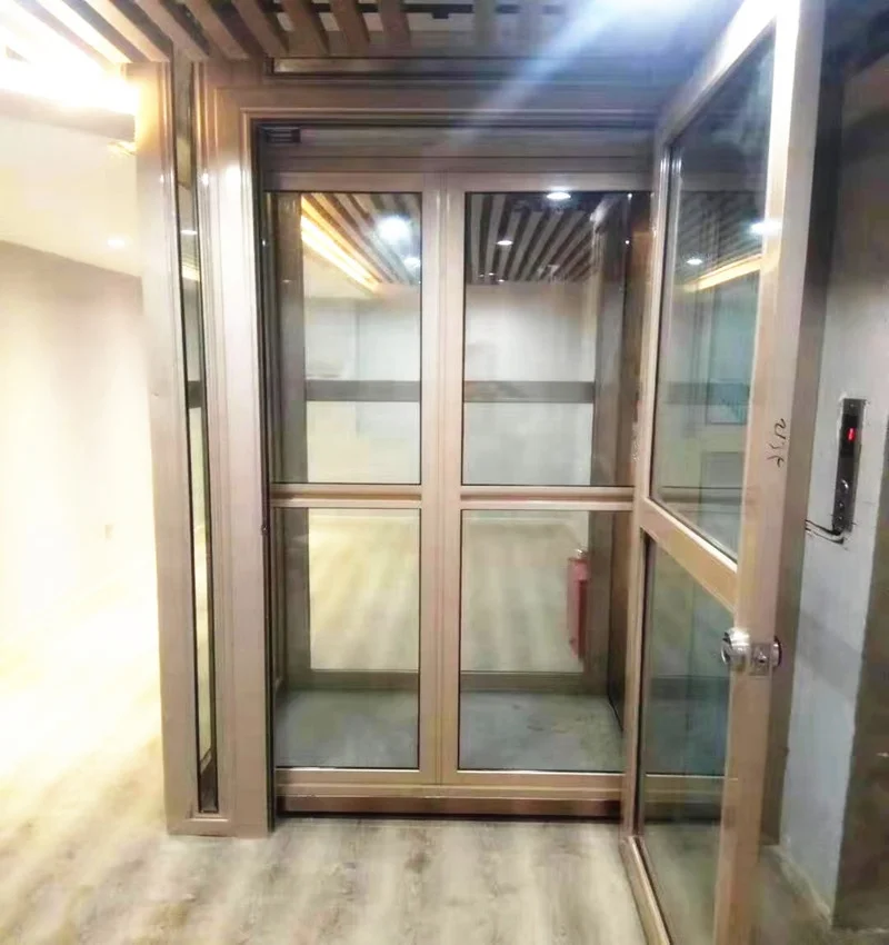 Cheap hydraulic home elevator for two floors three floors two stories elevator residential elevator lift max height 11m