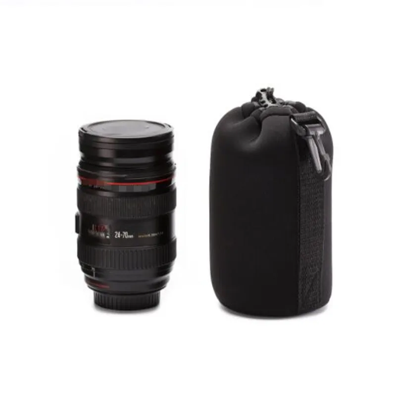 Camera Lens Bag Case Drawstring Cameras Lens Pouch Bags Protective Case DSLR Camera Lens For Canon