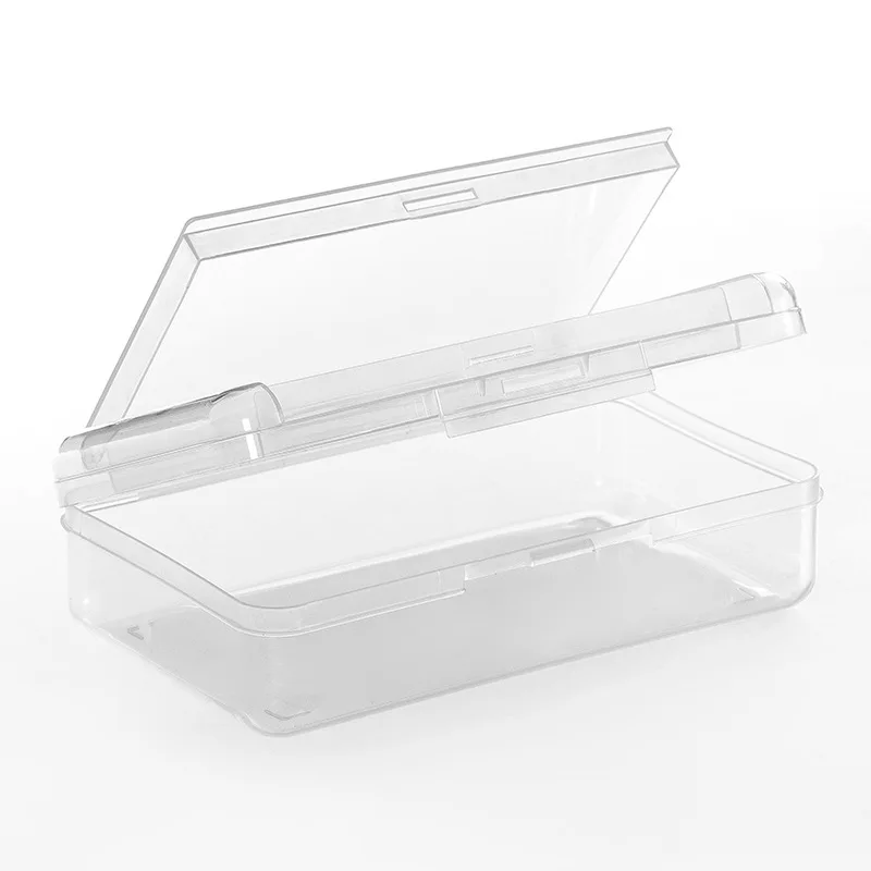 POSH DREAMS Double-layer transparent plastic stationery box multi-functional student storage box art pen box