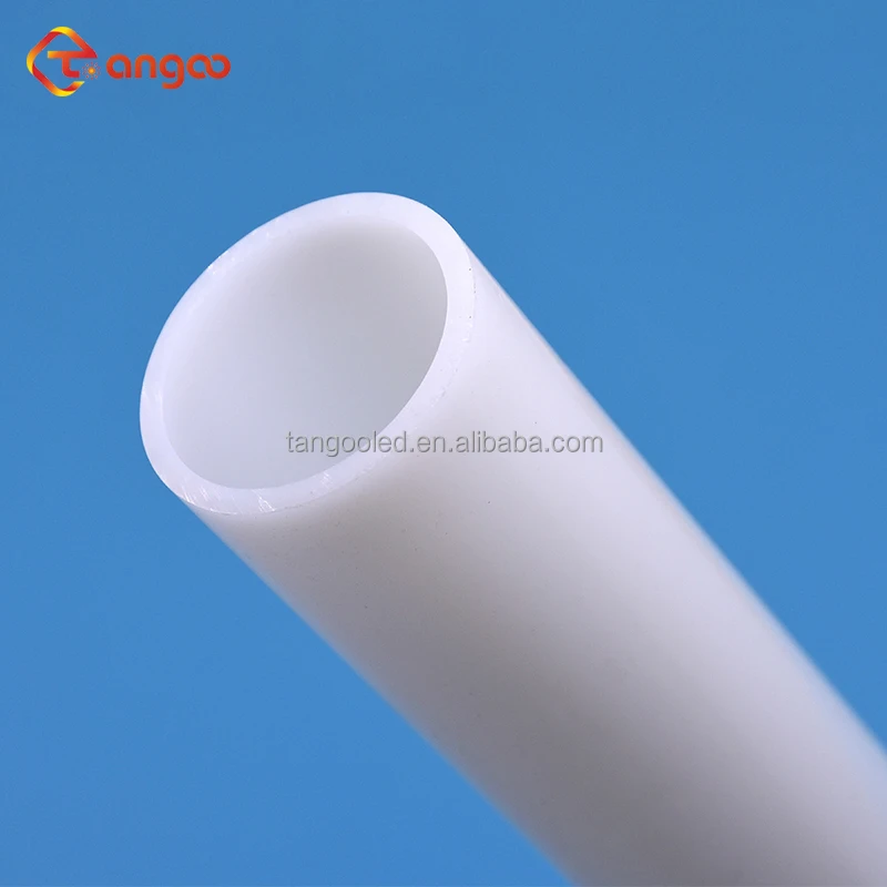 Transparent/clear/frosted PMMA acrylic tube for led lamp 6 inch color  tube UV resistant high light transmittance