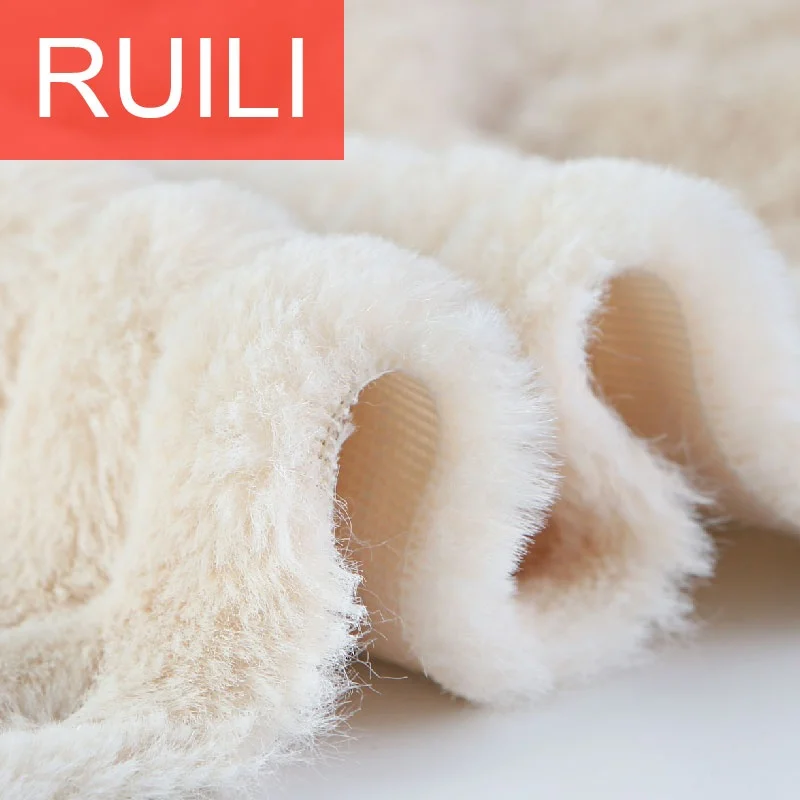 100% polyester material 10mm pile length cutting wave faux fake rabbit fur cloth