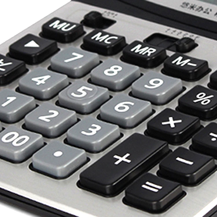 
Hot custom low price school office financial desktop simple calculator 12 digit solar calculator 