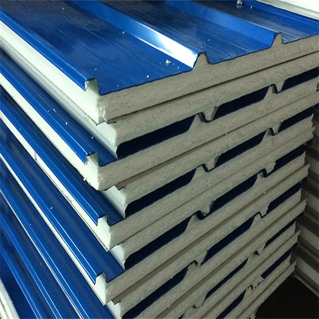 Eps Sandwich Panel Aluminum 200mm Ral 9002 Cement Concrete Wall Roll Forming Machine Eps Sandwich Panels