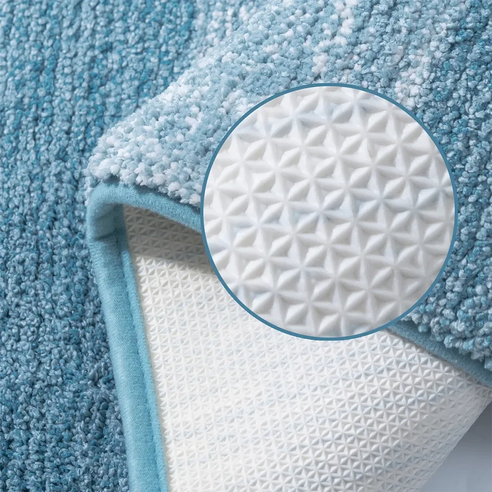 DADA large rubber tufted bath mat anti slip large luxury  bath mats