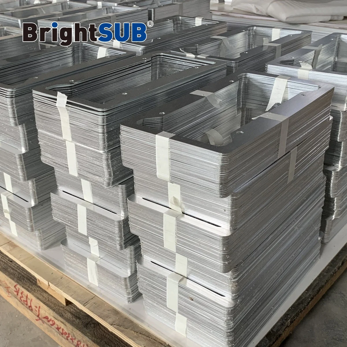 LS-CLF001 Sublimation Aluminum License plate frame sublimation metal blanks car license plate frames photo printing frame