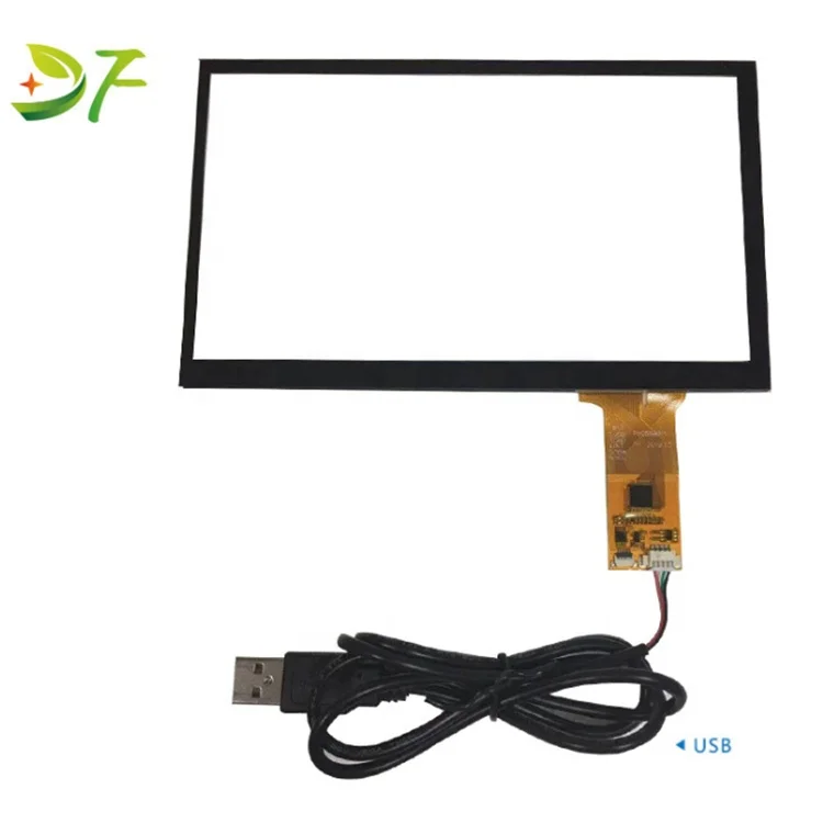 Industrial Application 10 Points Capacitive Touch Panel Usb 7 Inch