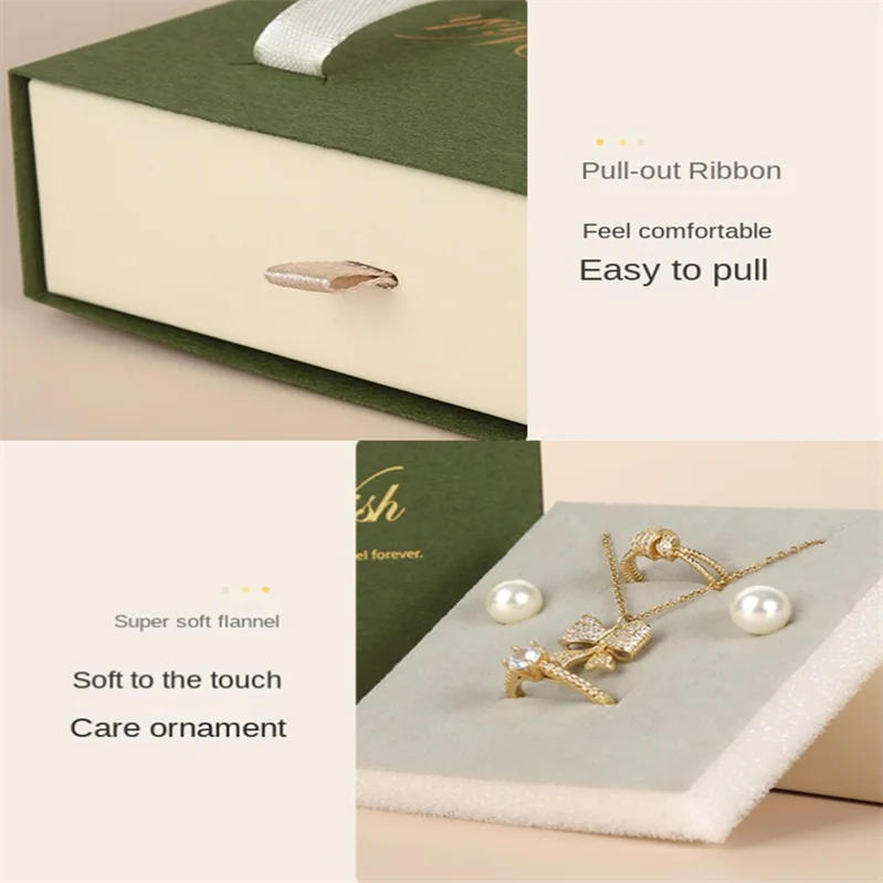 Hot-selling factory wholesale custom logo jewelry box packaging small jewelry box packaging small gift boxes for jewelry