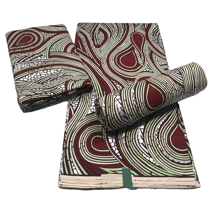 2024 Imitate African Wax Print 100% Polyester Fabrics for Sale