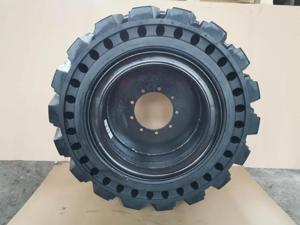 skid steer backhoe loader parts 38.5x14-20 14-17.5 14x17.5 black otr solid tire