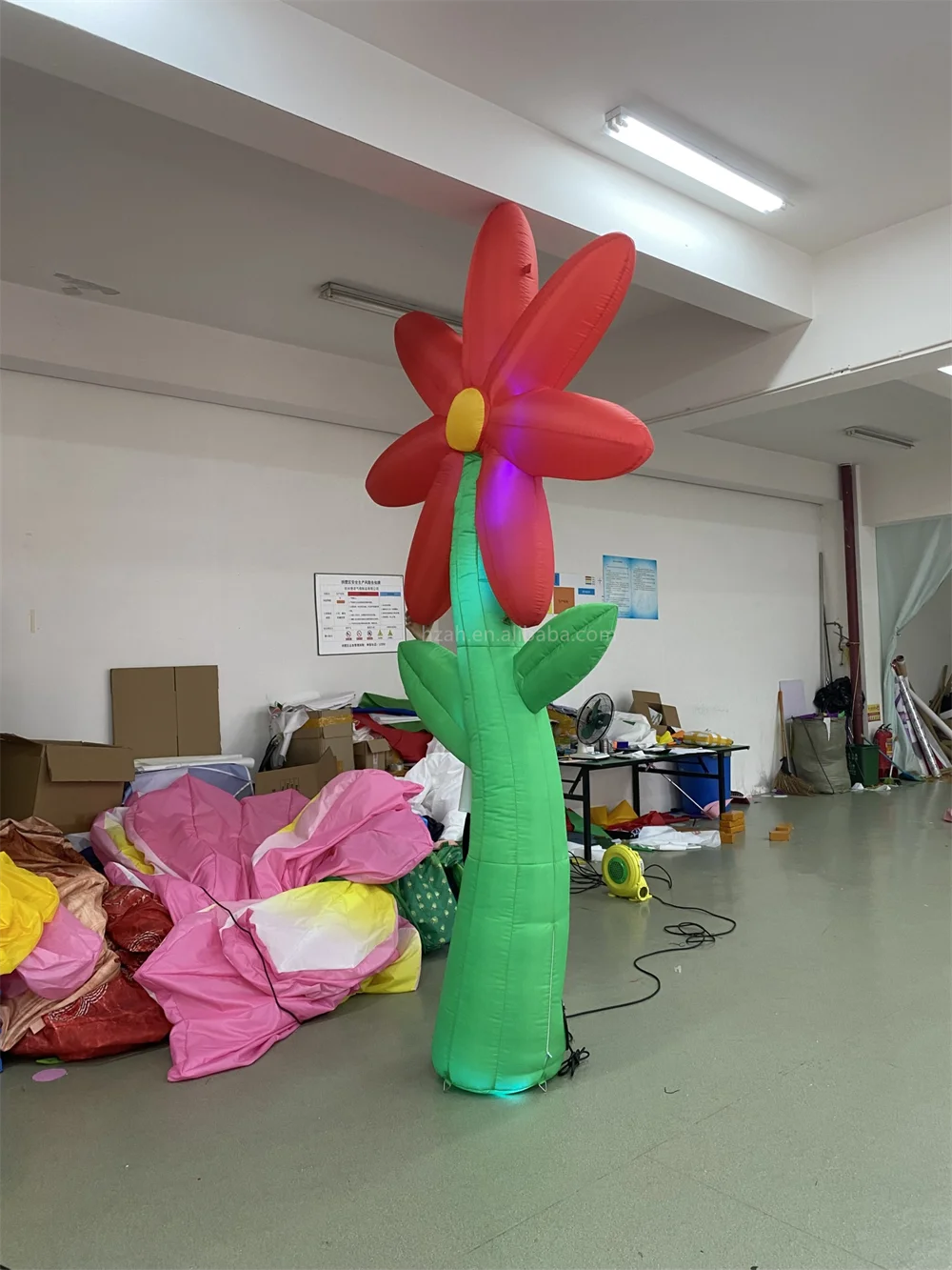 Blow up giant flower inflatables for outside outdoor park decorations