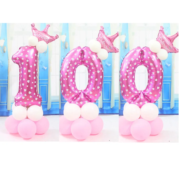 Набор шаров из алюминиевой фольги