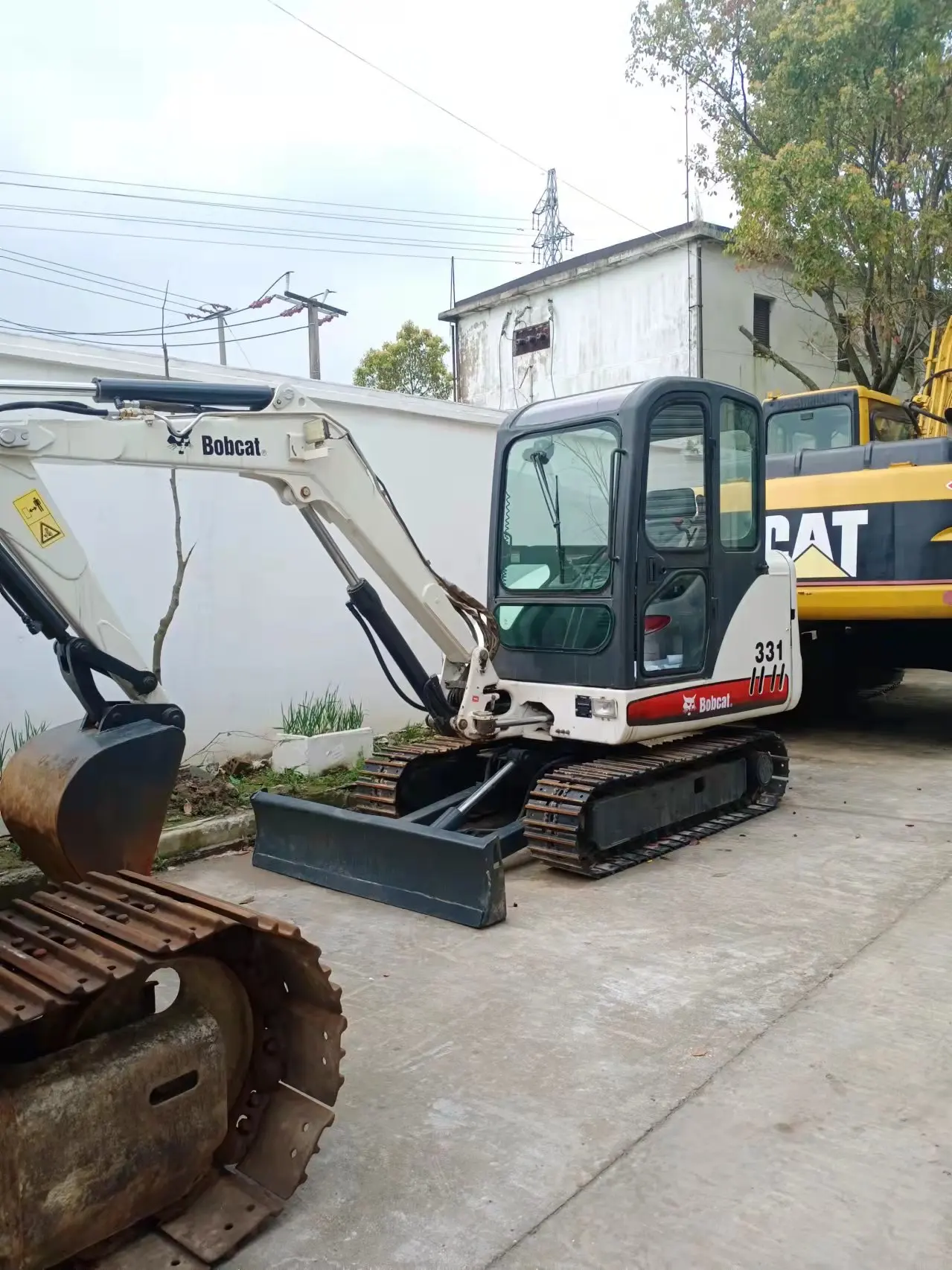 Второй ручной гидравлический гусеничный экскаватор Bobcat 331 Строительная Машина Б/у мини экскаваторы