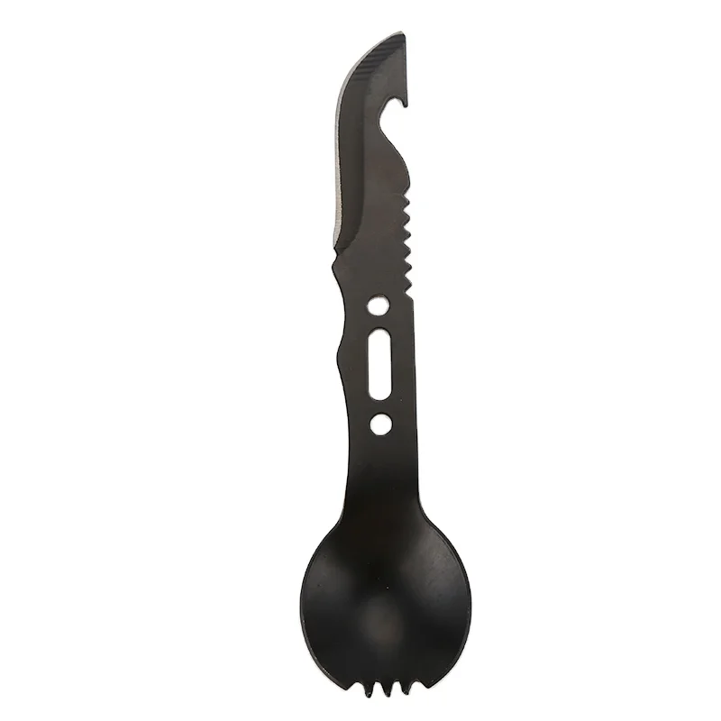 Hot sell Stainless Steel 7 in 1 Multi-functional outdoor knife for outdoor camping hiking travelling