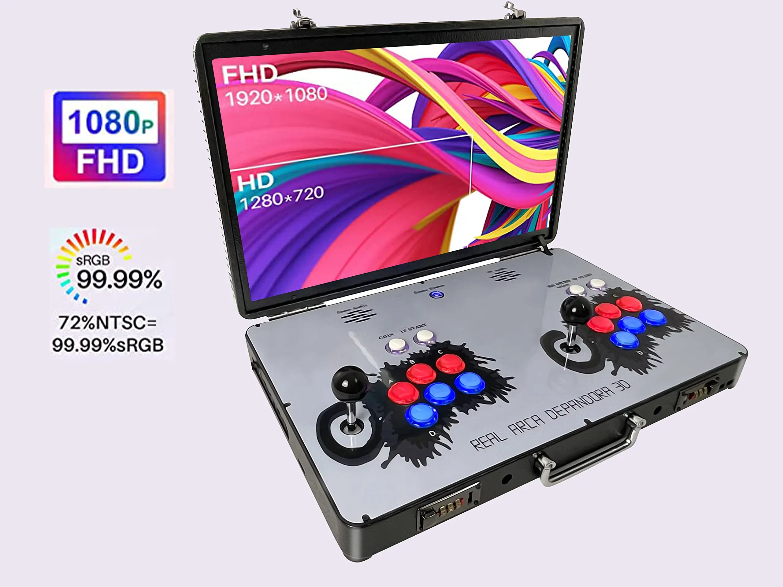 2023 New Pandora Arcade 10000 in 1 3D WiFi Game Box High-quality Split Console With LED Light Support 1-4 Player