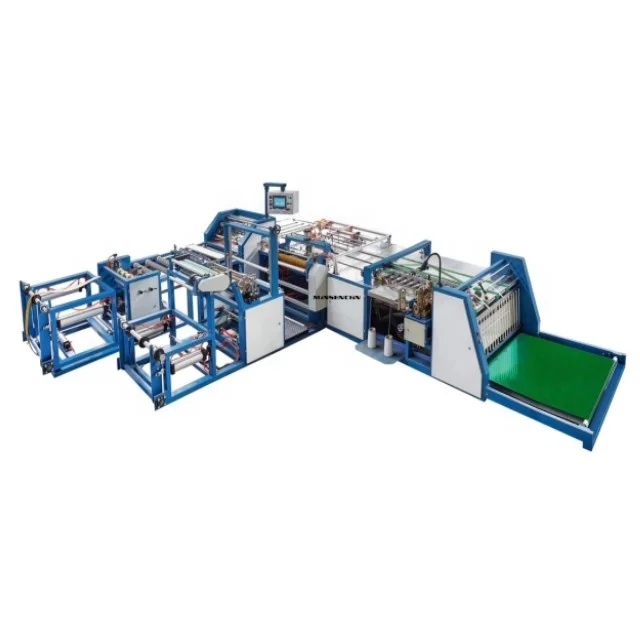 PP woven sacks making machines woven bag cutting sewing machine polypropylene sack cutting and stitching making machine