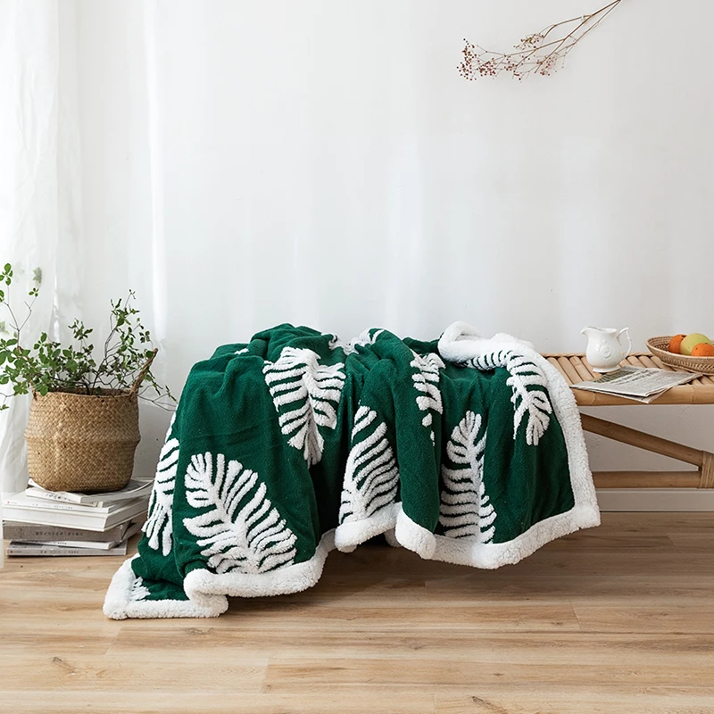 100% полиэстер, оптовая продажа, жаккардовая односторонняя фланелевая многофункциональная ткань для домашнего одеяла