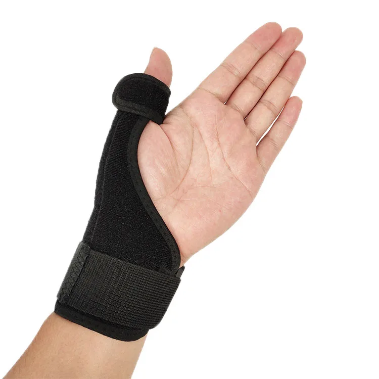 Wrist Brace Thumb Splint Adjustable Soft Stabilizer With Metal Splint Finger Support
