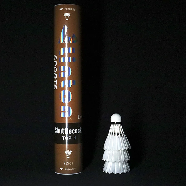 Hot Sale International Competition Brand Badminton Ball Class A goose Feather Badminton Shuttlecock