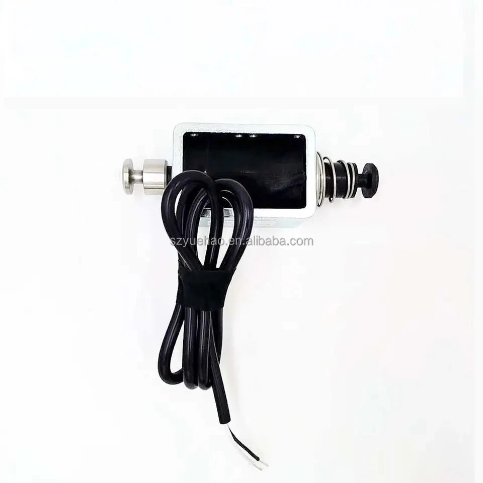 1660HAB 5 мм маленький мини DC 12 В 24 Электромагнит с открытой рамой толкатель электромагнитный линейный привод