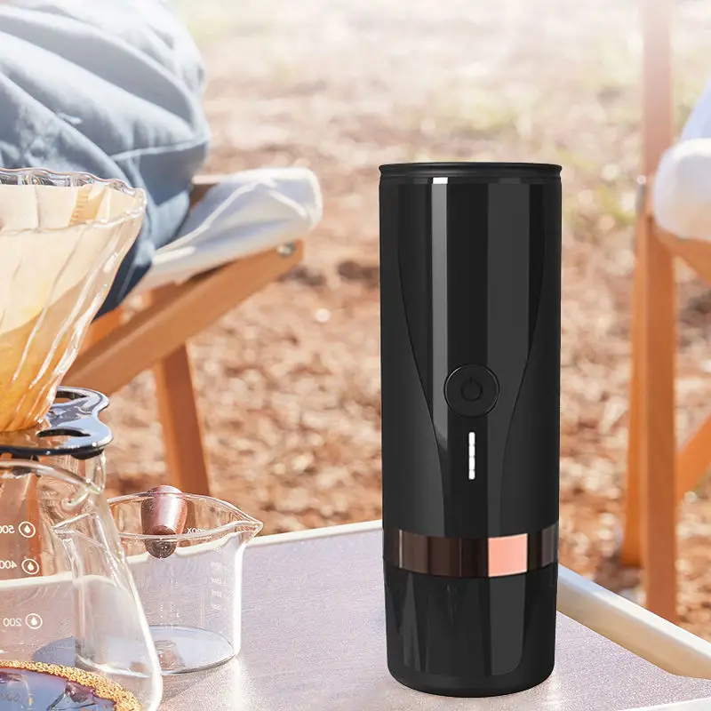 PCM01 1800mAh Portable outdoor capsule coffee machine concentrate semi-automatic small home car outdoor camping