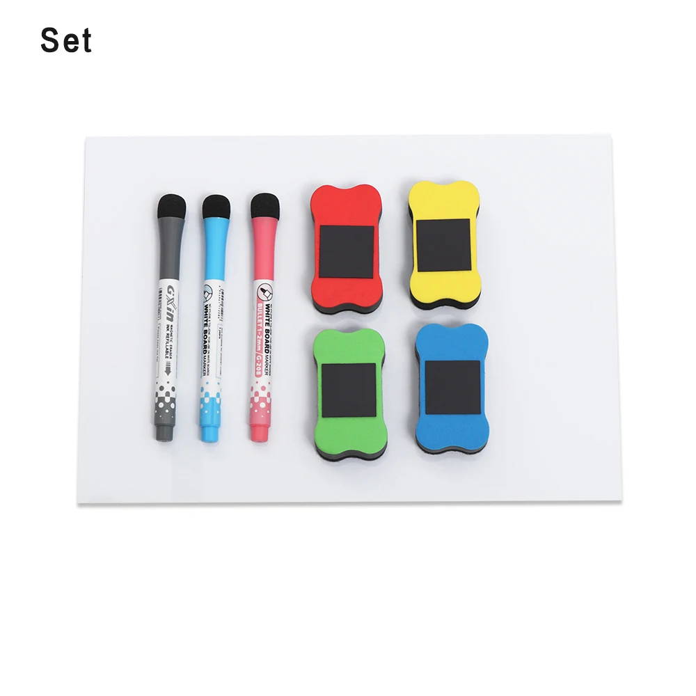 Hot Premium Magnetic Whiteboard Erasers Small Colorful Erasers For Classroom Home And Office