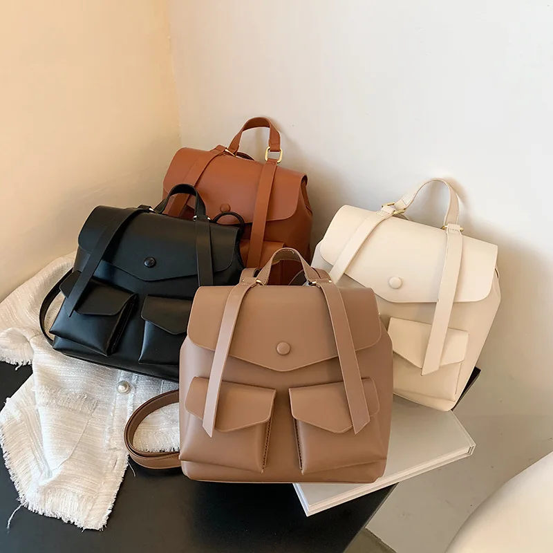 Top Selling Best Quality Backpack with two Pockets Fashionable Women Backpack bag 2021