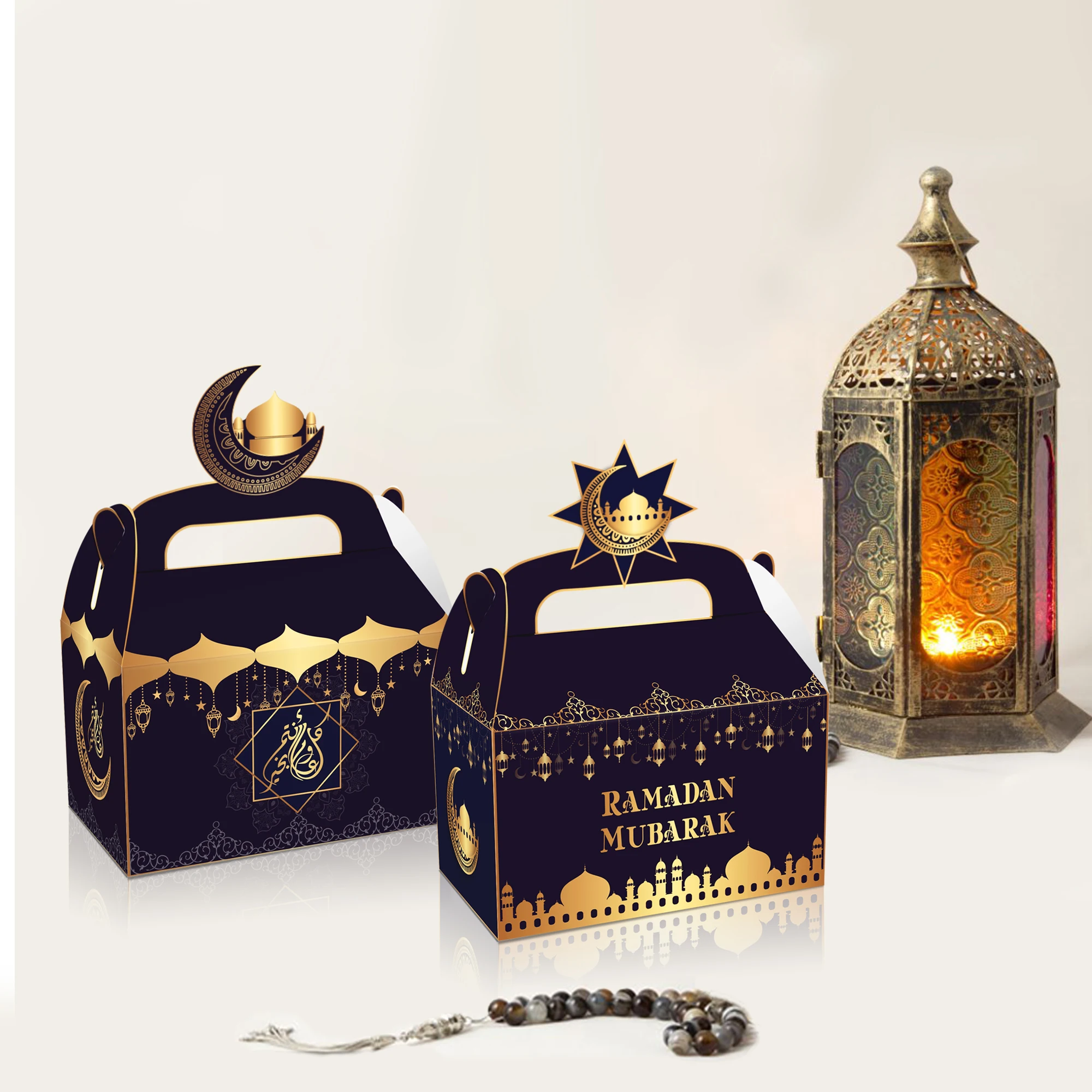 Party Gift Cake Goodies Treat Paper Box for Ramadan Party Supplies