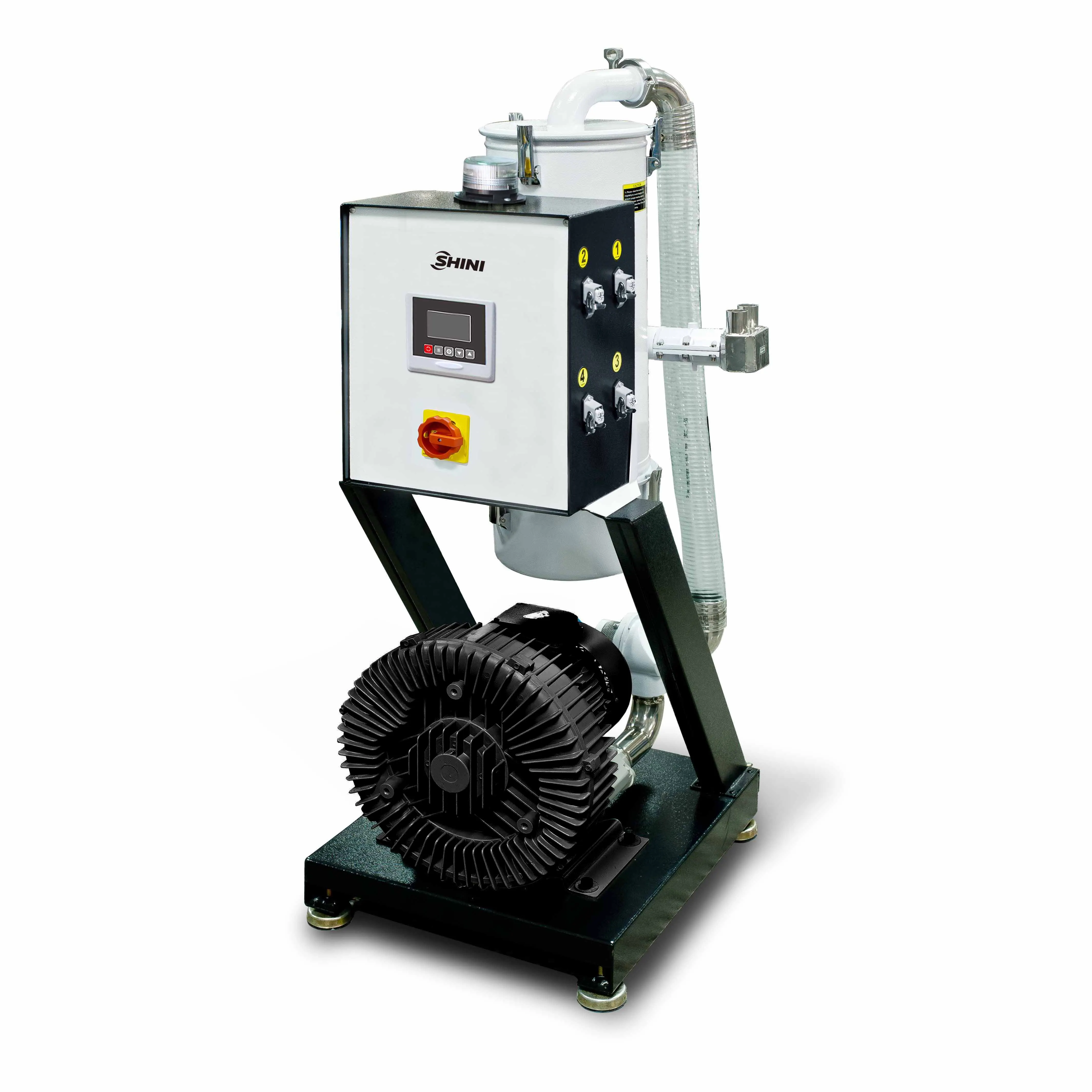 Shini SAL-3HP-UG122  Vacuum Auto Hopper Loader with 2 hopper receivers / Cargador de Tolva