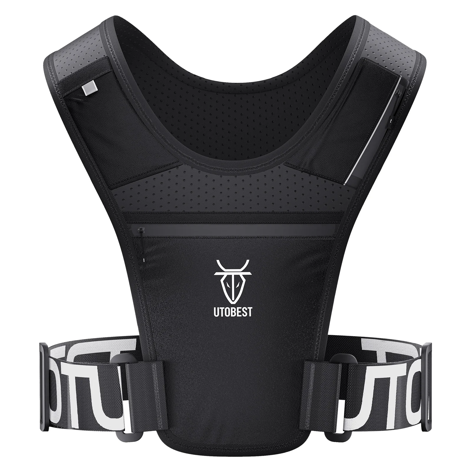 Custom Trail Running Veste Course Hydratation Light Vest Adjustable Unisex With Belt for