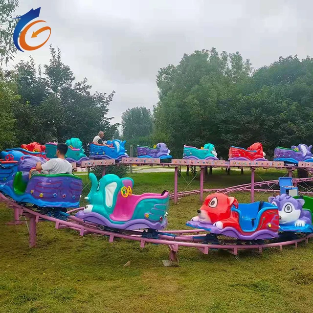China Supplier Amusement Park Funfair Thrill Rides New Crazy Cheapest Slide Dragon Rides Roller Coaster