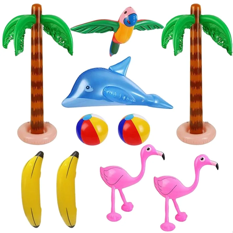 Wholesales Outdoor PVC Inflatable Toys Animal Dolls Pool Party Props Event Inflatable Game Accessories Custom Logo and Color