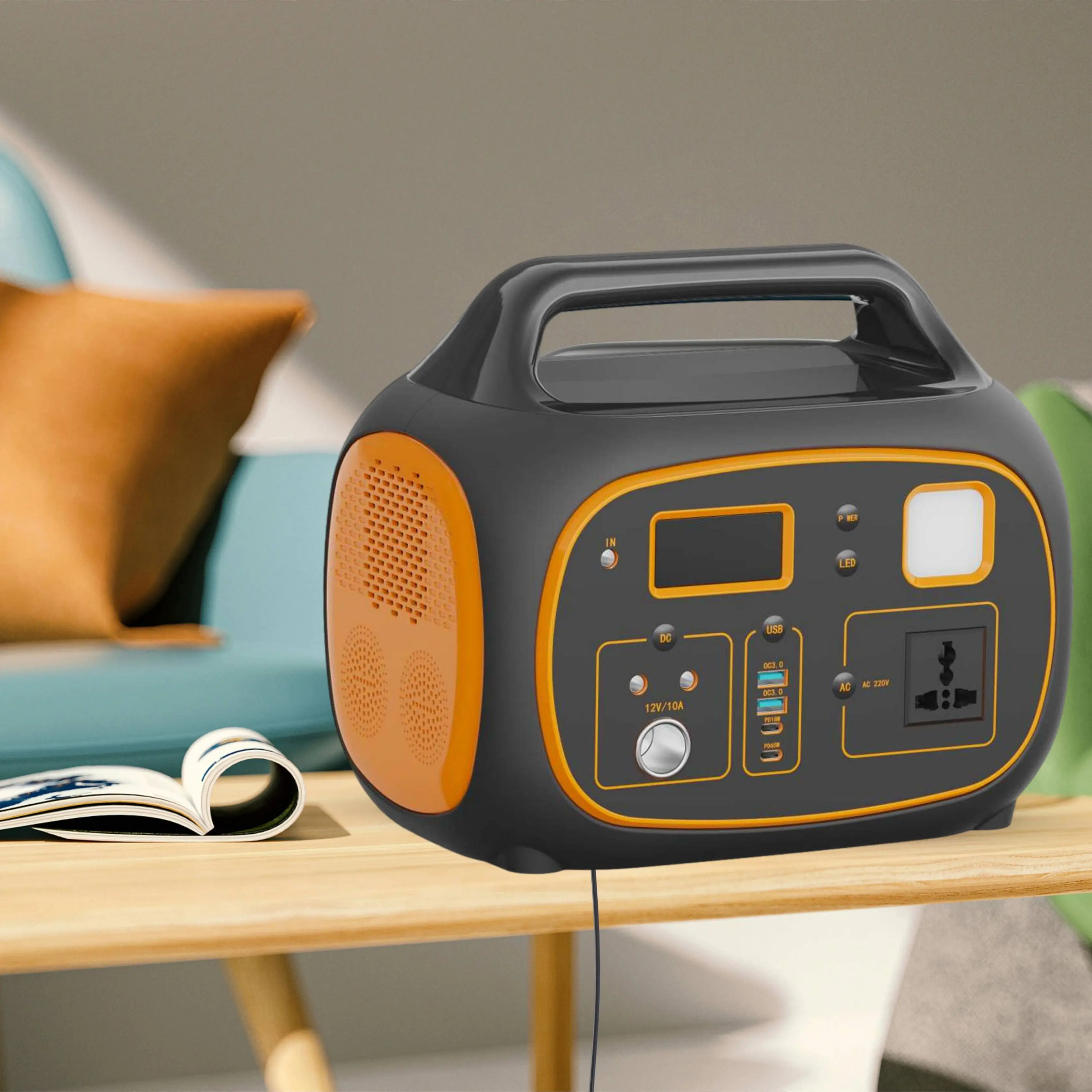 Emergency Power Supply Back-Up Source battery 1500000mAH portable power station 1000w