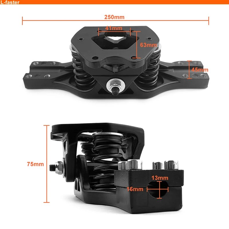 Single Shaft Hub Motor Wheel Mountain Board Spring Truck parts Compatible