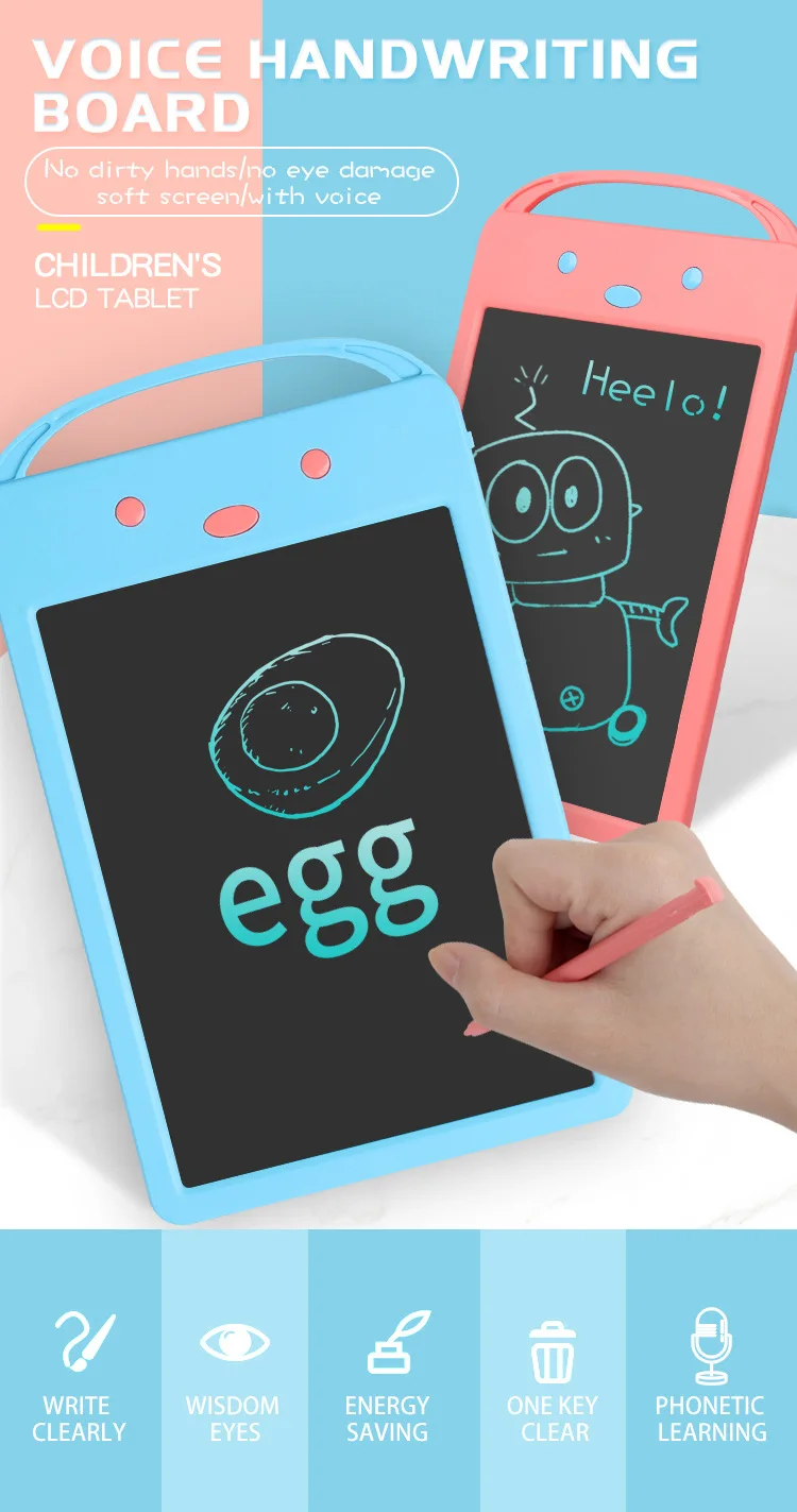 Обучающие игрушки в новом стиле, детские развивающие Игрушки для раннего обучения, детская доска для рисования с ЖК-дисплеем