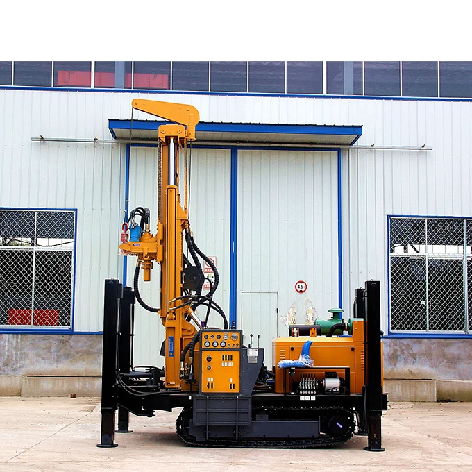 200m hydraulic water well drilling rig JL200 portable crawler deep water well drilling rig