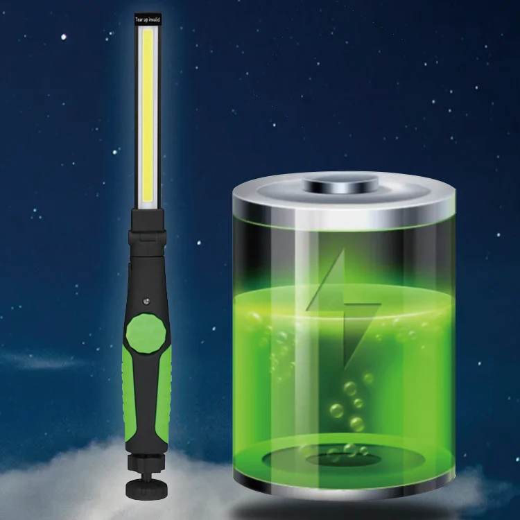 Outdoor portable working flashlight torch USB rechargeable working lights LED work light magnetic cob lam