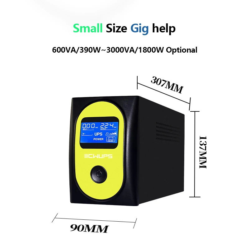 CW 3 kva UPS Battery с 4-часовым резервным автономным системой аккумулятором Lifepo4