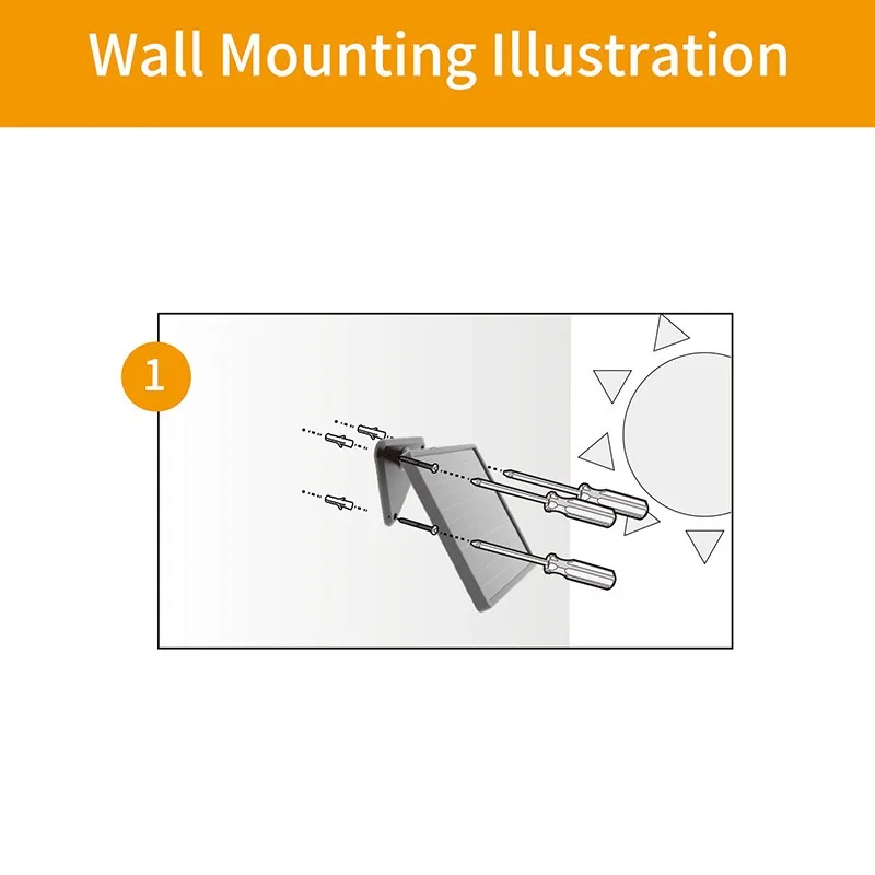 outdoor wall lamp Cheap Price IP65 Outdoor Thin Film Solar Cell Security Wall Light With Remote Control