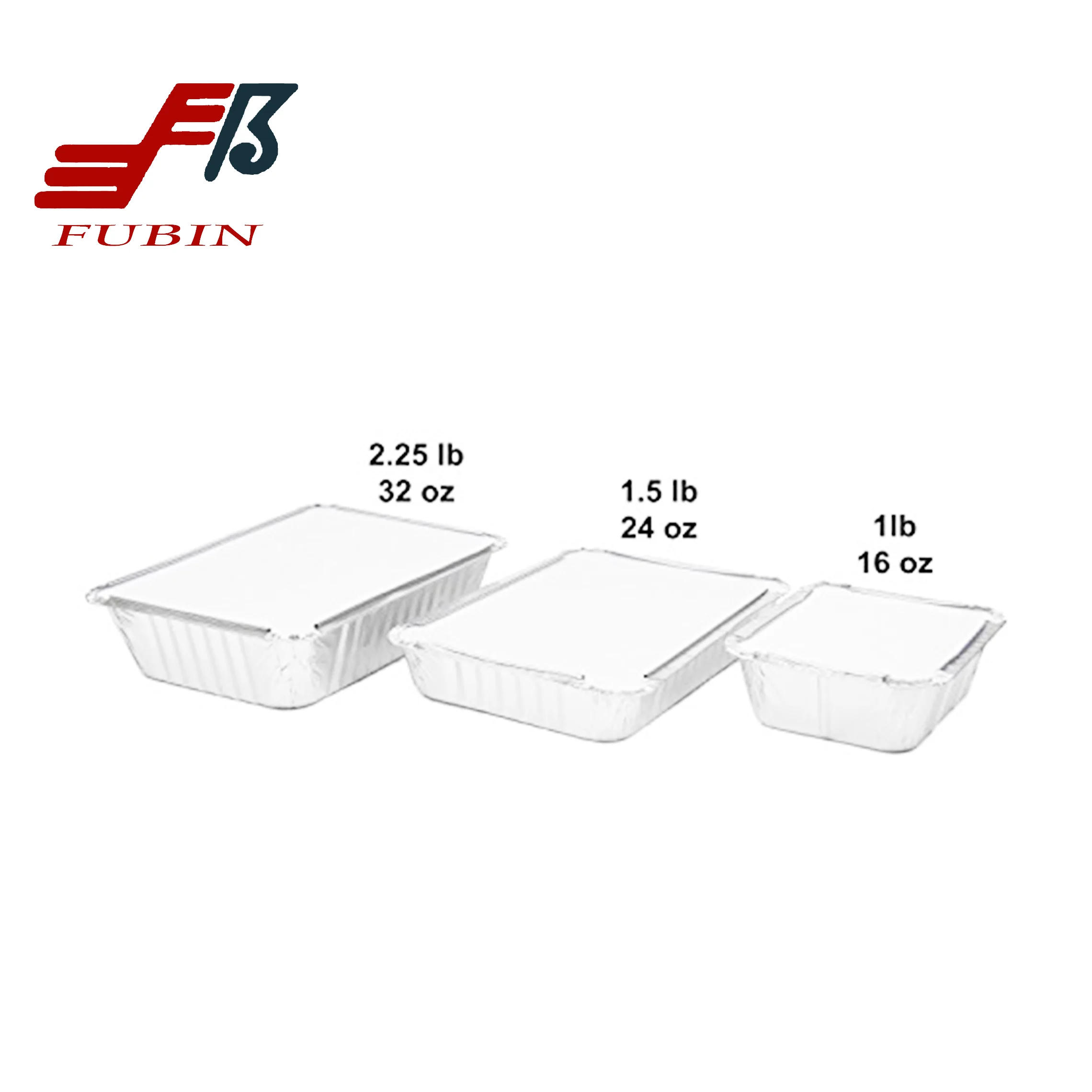 Small Foil Trays Container Cooking Packing Food Aluminium Foil  With Paper Covers Tin Foil Trays