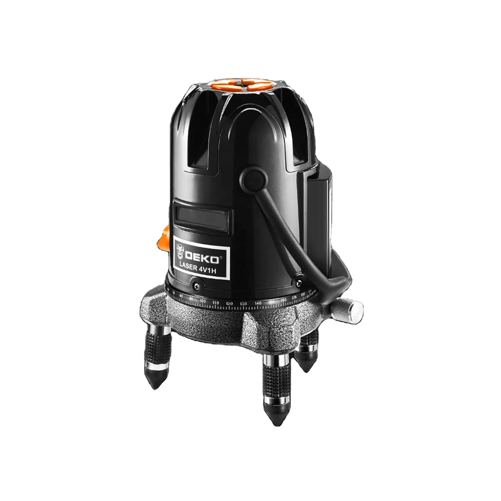 DEKO LL57GA Mini Laser Level Green Concrete 3D Cross Line 12 Lines Power Battery  For Professional and DIY Beginner