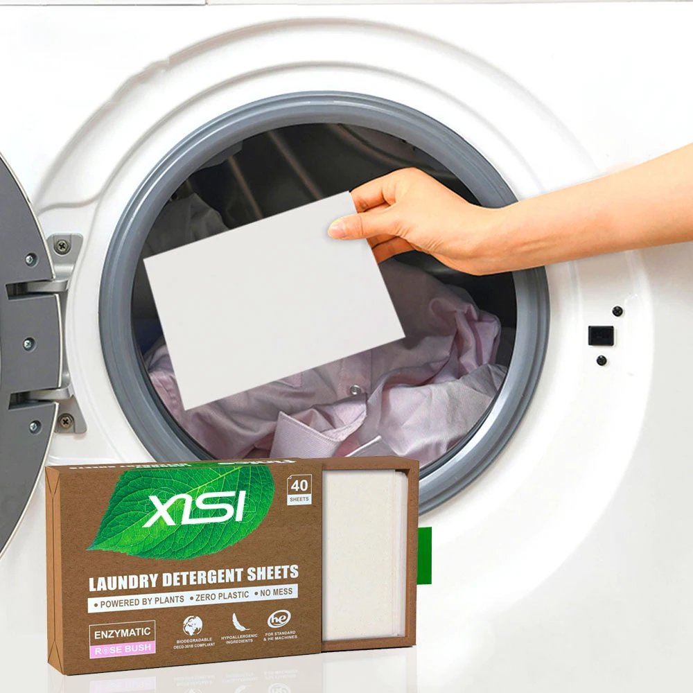 Laundry Detergent Paper Eco Friendly Laundry Strips Eco Washing Sheet Laundry Detergent Tablets