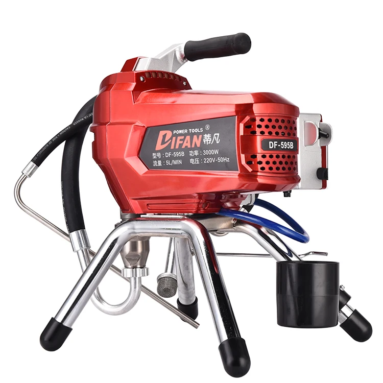 Factory Price Supply High Pressure Portable Airless Paint Sprayer 595