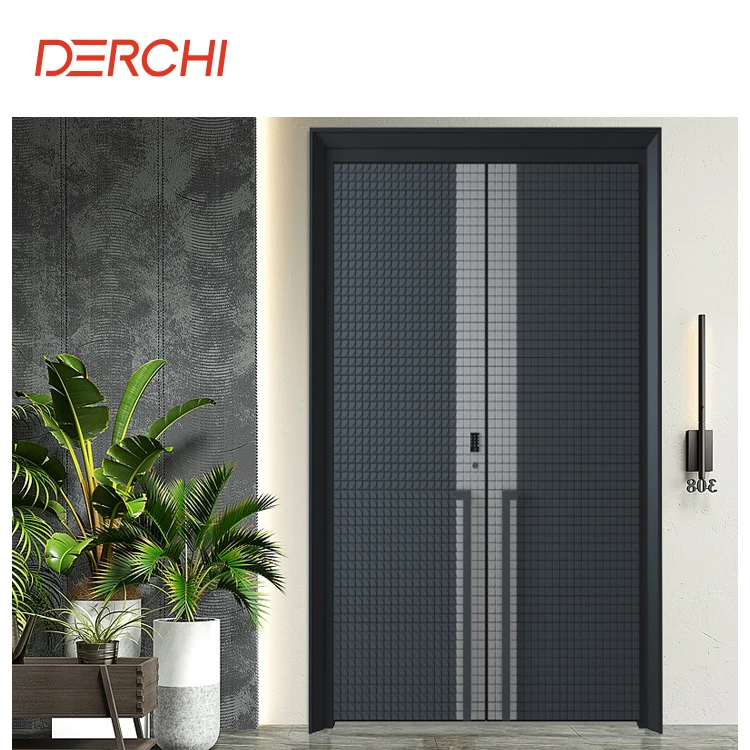 Custom Made Exterior High Security Front Door Designs Stainless Steel Entrance Doors
