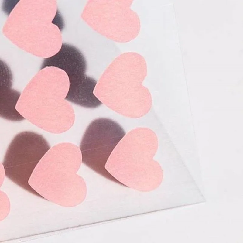 Global Best Seller Pimple Patch Hydrocolloid 18 Pink Heart Blemish Patch Colorful Pimple Stickers Hydrocolloid Acne Patches