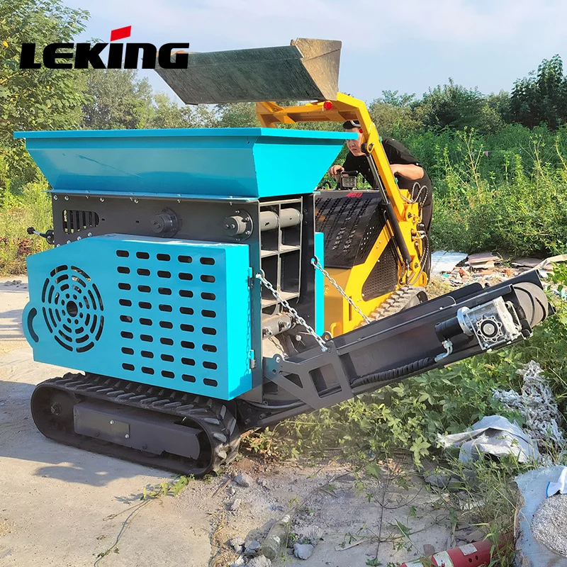Cheapest Mini Stone Mobile Jaw Crusher Belt Conveyor Primary Stone Crusher Machine With EPA Engine