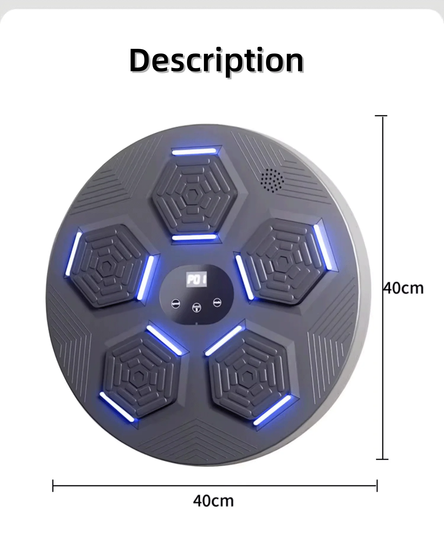 New Arrivals  Trainer Smart Music Electronic Boxing Rhythm Target Home Machine Wall Target