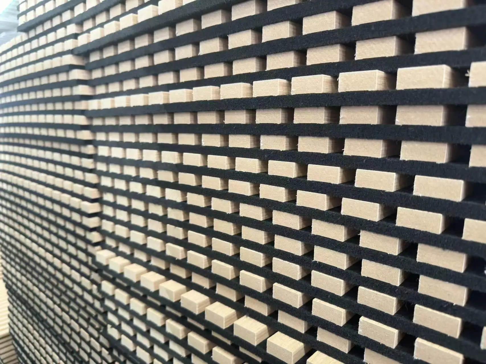 240x60cm acoustic wall panels mdf acoustic panel slat panel wall wood