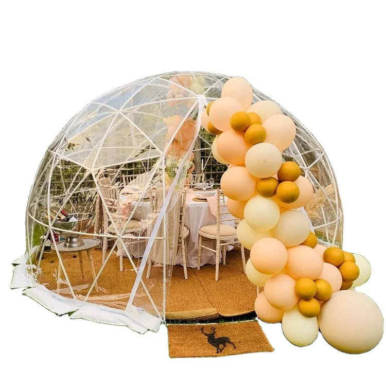 Прозрачная уличная палатка igloo dome clear dome